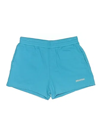Pre-owned Peloton Athletic Shorts In Teal