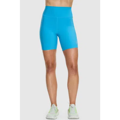 Peloton Cadent 7" High Rise Pocket Bike Short In Blue