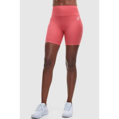 Peloton Cadent 7" High Rise Pocket Bike Short In Brick Red
