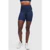 Peloton Cadent 7" High Rise Pocket Bike Short In Deep Navy