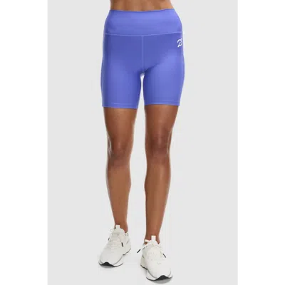 Peloton Cadent 7" High Rise Pocket Bike Short In Periwinkle Blue