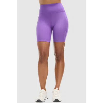 Peloton Cadent 7" High Rise Pocket Bike Short In Purple