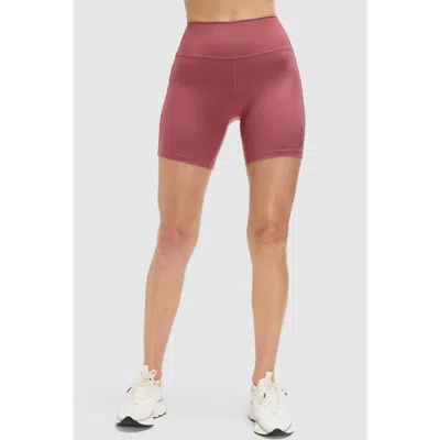 Peloton Cadent 7" High Rise Pocket Bike Short In Roan Rouge