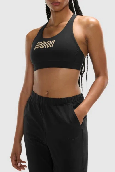 Peloton Cadent Everyday Racerback Bra In Black