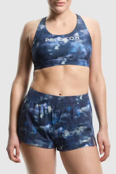 Peloton Cadent Everyday Racerback Bra In City Grit Print