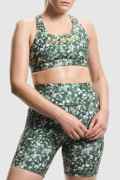 Peloton Cadent Everyday Racerback Bra In Petal Riot Print