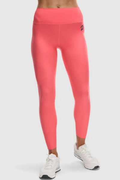 Peloton Cadent High Rise Pocket Legging In Coral, Buenas Vibras