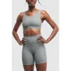 Peloton Cadent Laser Perforated Bra In Sage Green