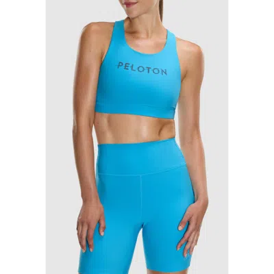 Peloton Cadent Mid Neck V Strap Bra In Brown