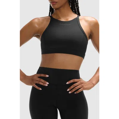 Peloton Cadent Racer Front Bra In Black