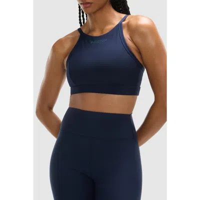 Peloton Cadent Racer Front Bra In Blue