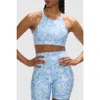 Peloton Cadent Racer Front Bra In Blue
