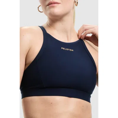 Peloton Cadent Racer Front Bra In Navy