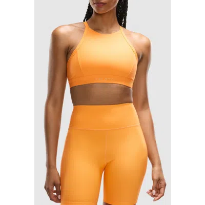 Peloton Cadent Racer Front Bra In Orange