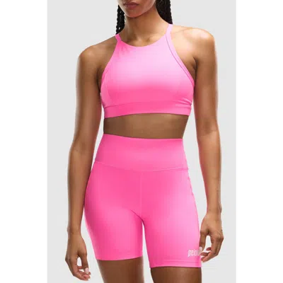 Peloton Cadent Racer Front Bra In Pink