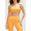 Peloton Cadent Strappy Y Back Bra In Amber