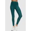 Peloton Cadent U-ring Ruched Legging 25" In Green