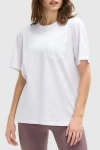 Peloton Cotton Graphic Tee In Bright White 1
