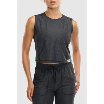 Peloton Dreamblend Crewneck Muscle Tee In Gray