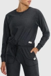 Peloton Dreamblend Crewneck Pullover In Black