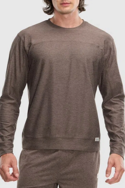 Peloton Dreamblend Curved Yoke Pullover In Animal Print