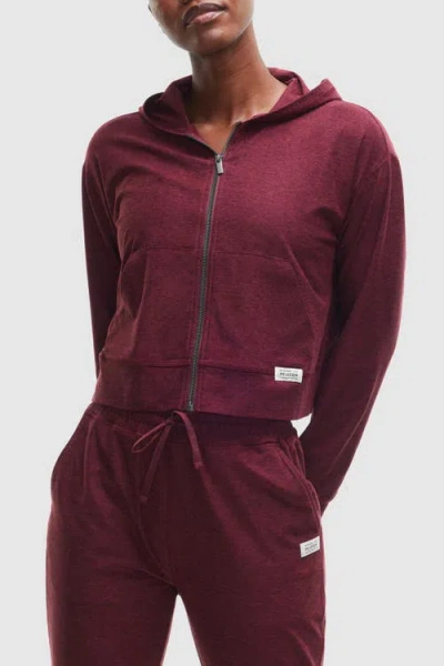 Peloton Dreamblend Full Zip In Red Grape