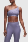 Peloton Endurance Light One Shoulder Bra In Ash