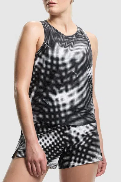 Peloton Essential Everyday Tank In Halftone Black Print