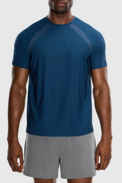 Peloton Essential Jersey Rib Short Sleeve In Blue