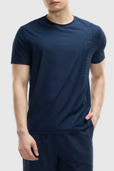 Peloton Essential Multi Seam Short Sleeve In Blue