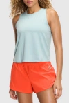 Peloton Interlock Bonded Performance Run Tank In Gray