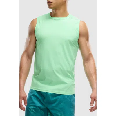 Peloton Interlock Run Singlet In Green