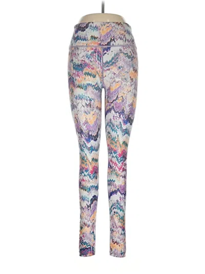 Pre-owned Peloton Leggings In Purple