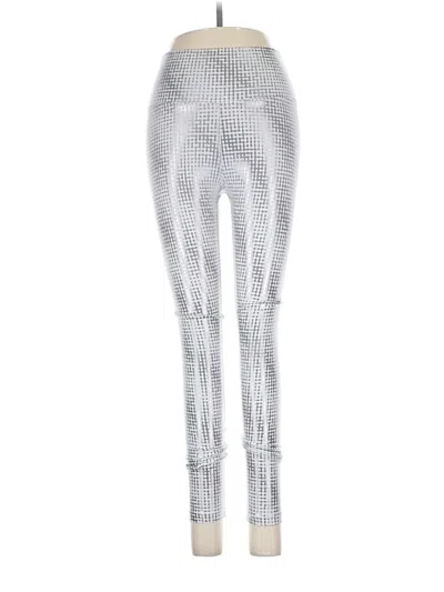 Pre-owned Peloton Leggings In Silver