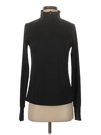 Pre-owned Peloton Long Sleeve Top Black Turtleneck Tops
