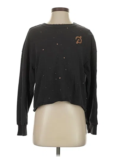 Pre-owned Peloton Long Sleeve T-shirt In Black