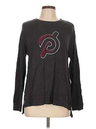 Pre-owned Peloton Long Sleeve T-shirt In Black