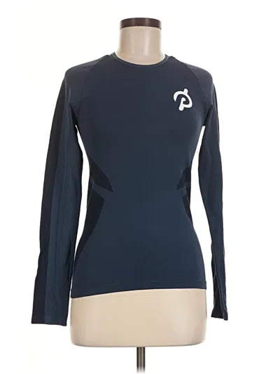 Pre-owned Peloton Long Sleeve T-shirt In Blue