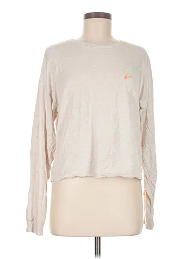 Pre-owned Peloton Long Sleeve T-shirt In Brown