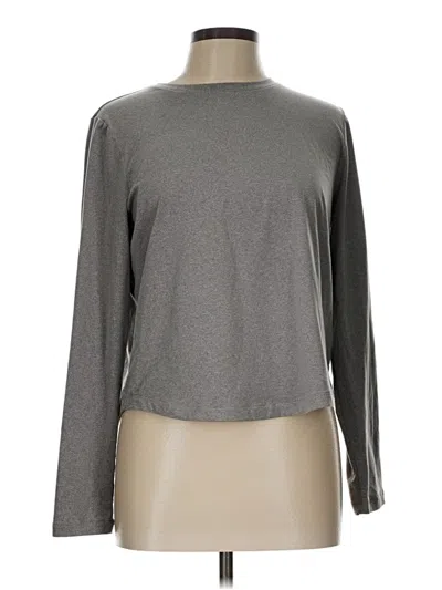 Pre-owned Peloton Long Sleeve T-shirt In Gray