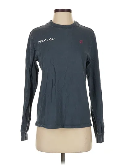 Pre-owned Peloton Long Sleeve T-shirt In Gray