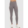 Peloton Melange Micro Rib Seamless Legging In Brown