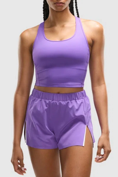 Peloton Paceform Fitted Race Tank In Purple