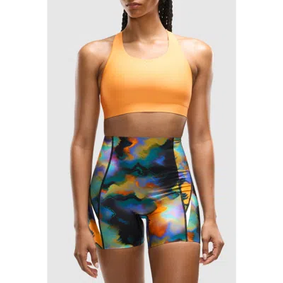 Peloton Paceform Laser Perforation Bra In Animal Print
