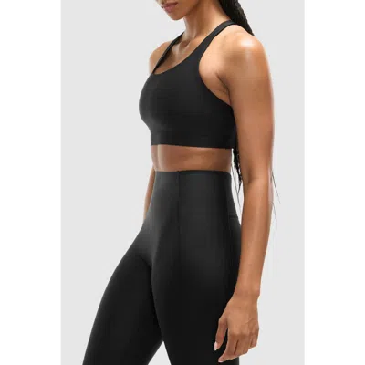 Peloton Paceform Laser Perforation Bra In Black