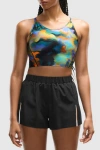 Peloton Paceform Longline Laser Perforated Bra In Multi