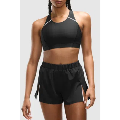 Peloton Paceform Longline Racer Front Bra In Black