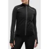 Peloton Padded Full Zip Run Vest In Black