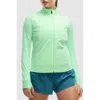 Peloton Padded Full Zip Run Vest In Green