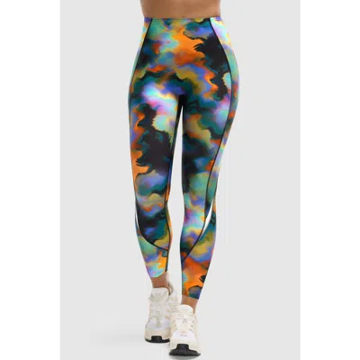 Peloton Printed Paceform Laser Perforated Legging In Multi